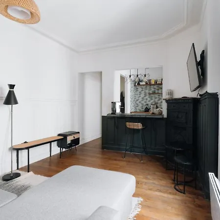 Charming & 1bd Near Montmartre Apartamento